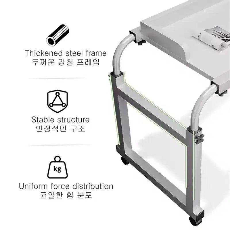 Scrivania Pieghevole per Laptop per Divano, Tavolino Porta PC, Supporto Portatile per Notebook per Mangiare, Scrivere, Studiare