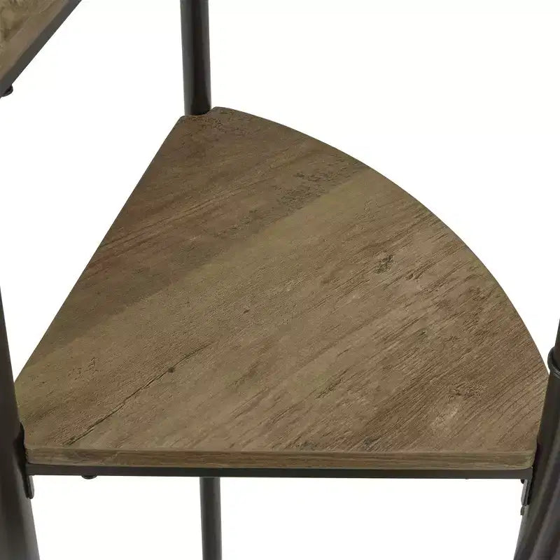 Scaffale espositore a spirale in metallo con finitura nera Chelsey