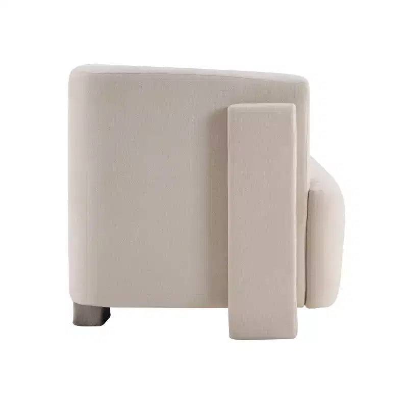 Karsen 77.56 Divano moderno a 3 posti in legno imbottito