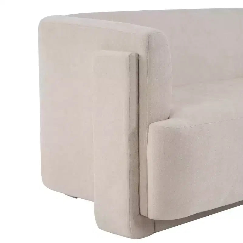 Karsen 77.56 Divano moderno a 3 posti in legno imbottito