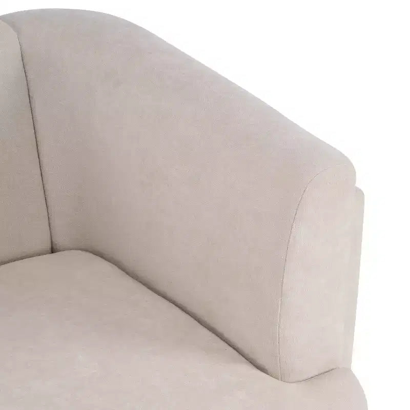 Karsen 77.56 Divano moderno a 3 posti in legno imbottito