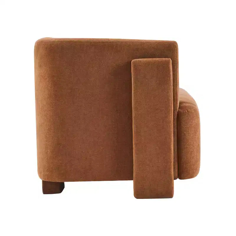 Karsen 77.56 Divano moderno a 3 posti in legno imbottito