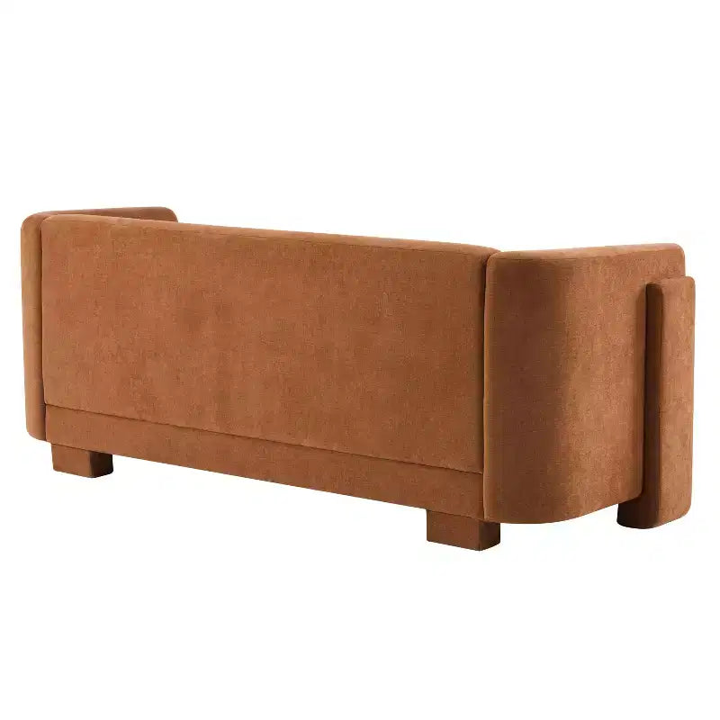 Karsen 77.56 Divano moderno a 3 posti in legno imbottito