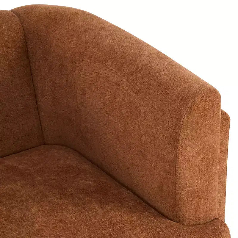 Karsen 77.56 Divano moderno a 3 posti in legno imbottito
