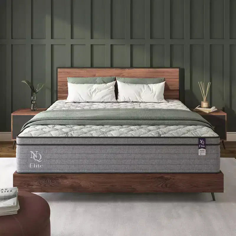 Elite Series Machka Cooling Gel Hybrid Mattress, Grey+White