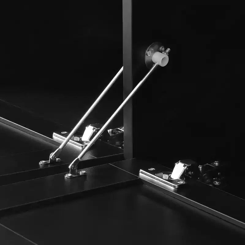 Appendiabiti da Ingresso Intelligente a LED con Panchina Contenitore, Organizer da Ingresso con 9 Ganci e 3 Scarpiera a Scomparsa