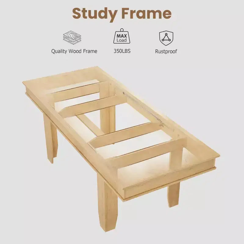Tavolo da pranzo allungabile da 160 cm a 220 cm per 6-10 persone, tavolo da cucina in stile rustico con struttura robusta in legno, grande tavolo rettangolare per sala da pranzo