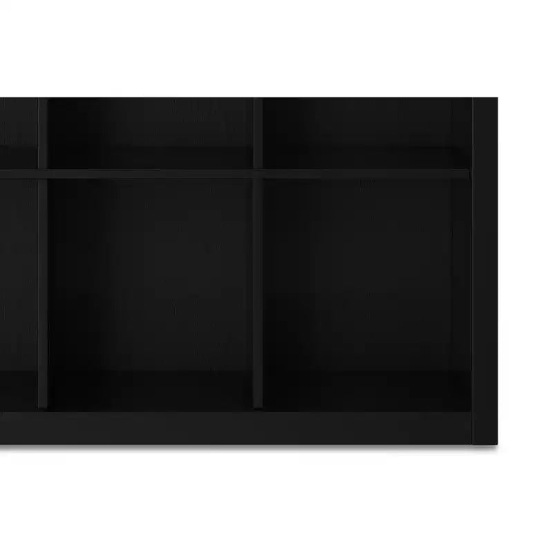 Libreria e Unità Contenitore Transizionale Stratford in LEGNO MASSICCIO a 9 cubi da 45 pollici x 43 pollici