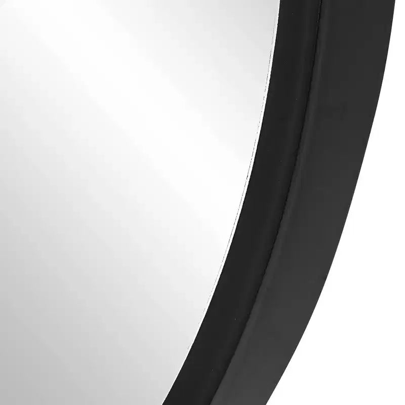 Specchio Ovale Varina 60 x 22 Finitura Nera Alta