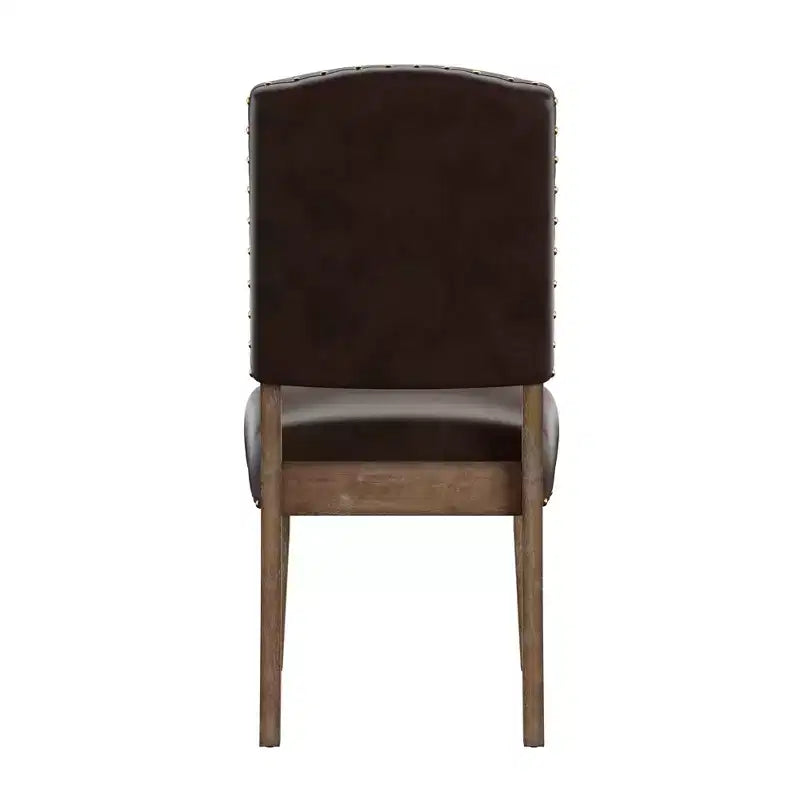 Sedie da pranzo imbottite Cobble Hill Nailhead