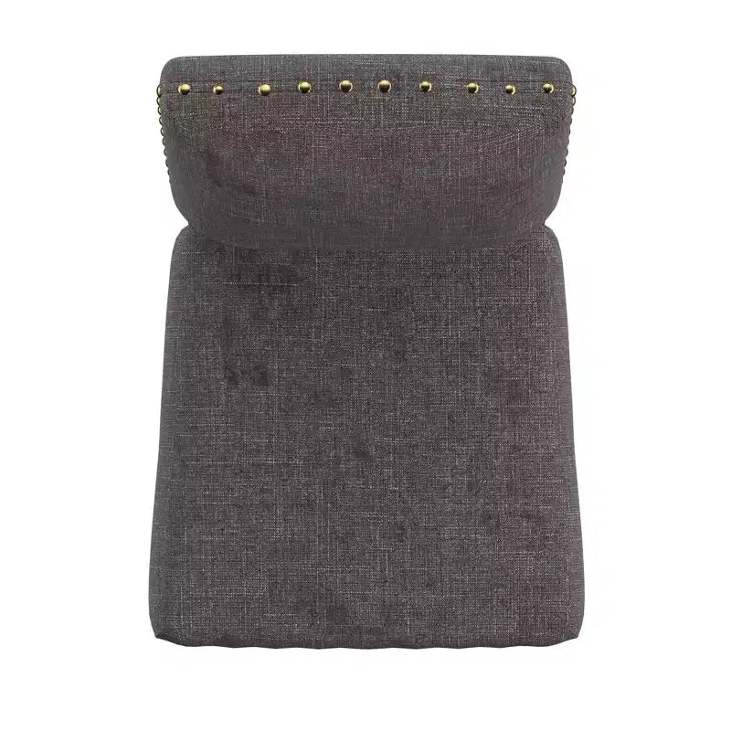 Sedie da pranzo imbottite Cobble Hill Nailhead