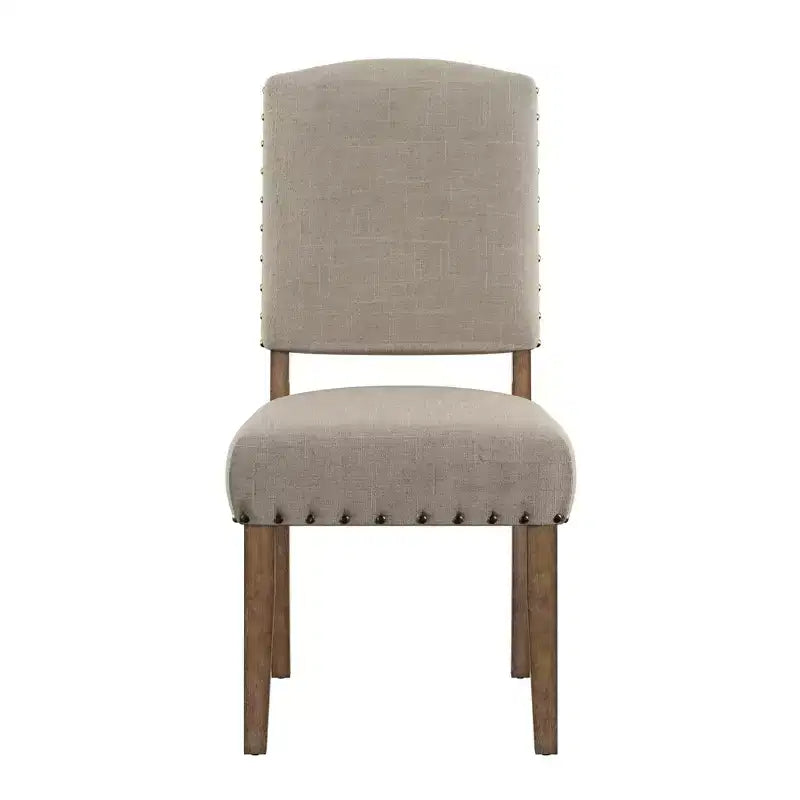 Sedie da pranzo imbottite Cobble Hill Nailhead