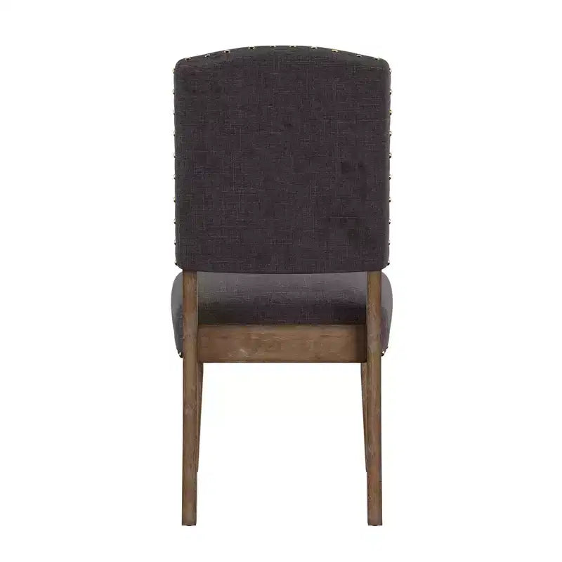 Sedie da pranzo imbottite Cobble Hill Nailhead