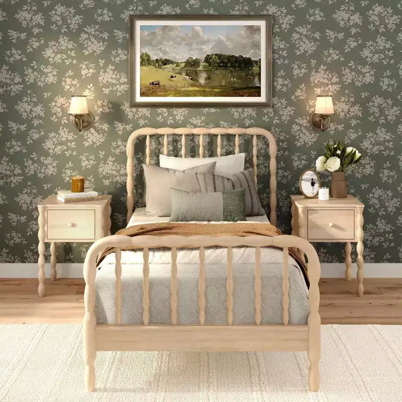 Comodino Jenny Lind 1 cassetto (456x456/18x18)