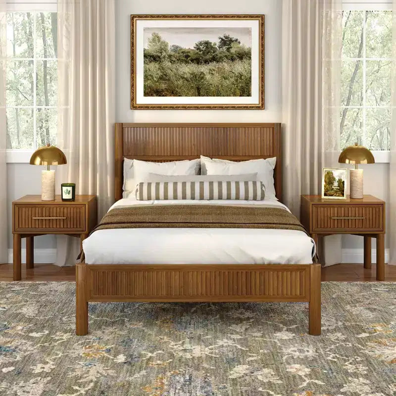 Letto Matrimoniale Sera Scanalato