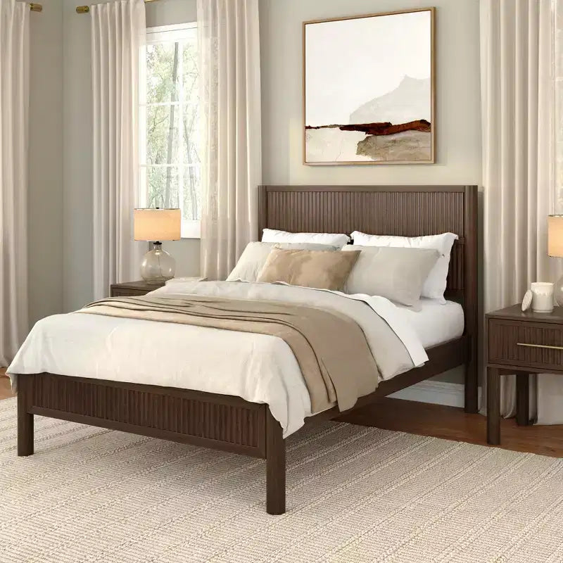 Letto Matrimoniale Sera Scanalato