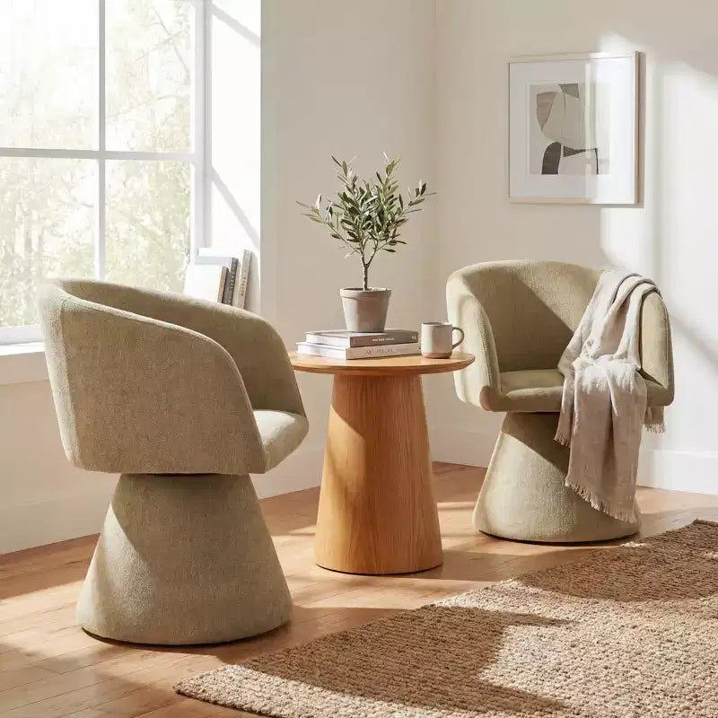 Sedie da pranzo Chai Modern con rivestimento in metallo e girevoli a 180 gradi