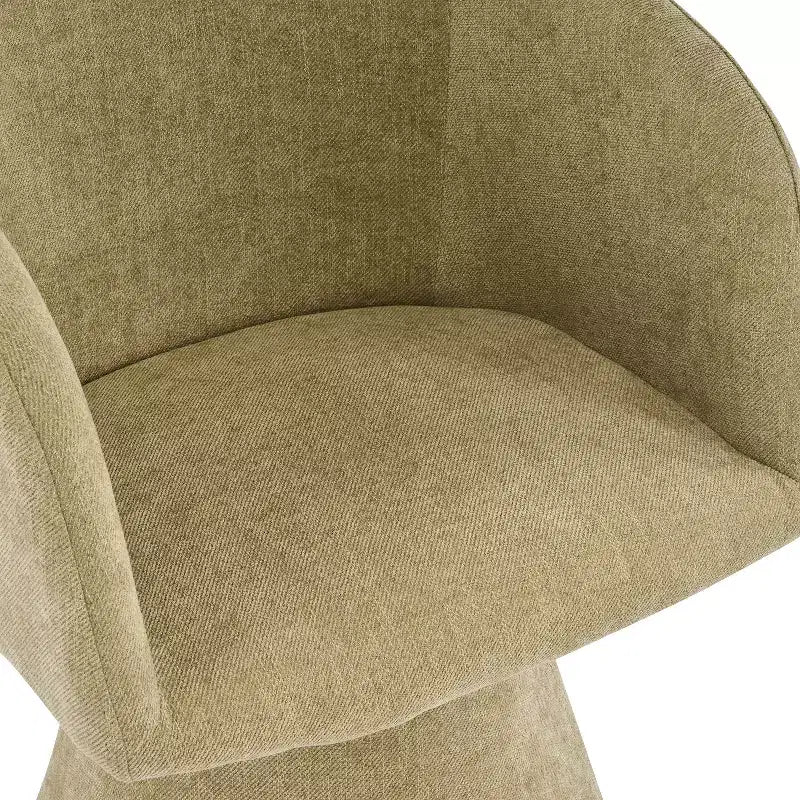 Sedie da pranzo Chai Modern con rivestimento in metallo e girevoli a 180 gradi