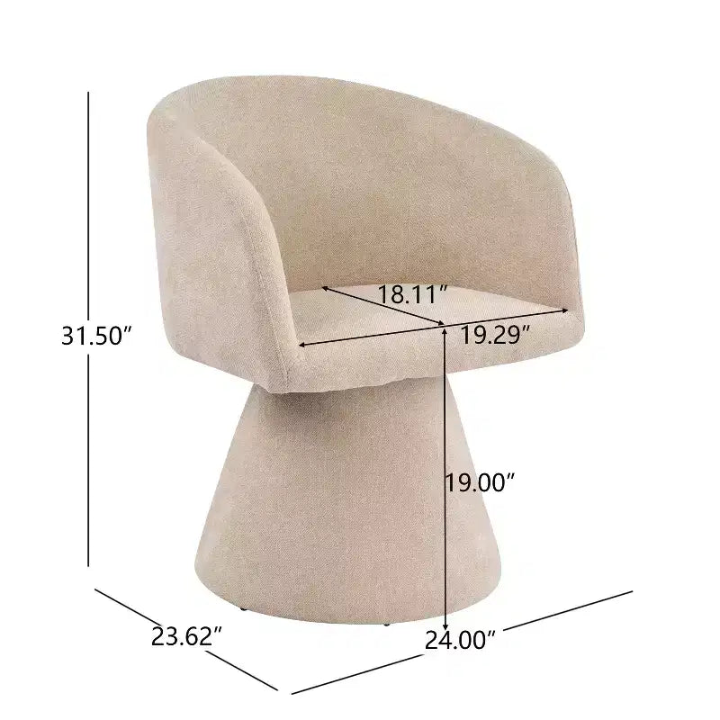 Sedie da pranzo Chai Modern con rivestimento in metallo e girevoli a 180 gradi
