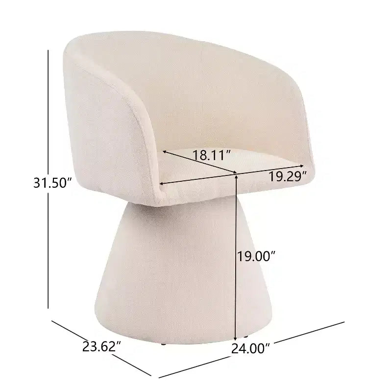 Sedie da pranzo Chai Modern con rivestimento in metallo e girevoli a 180 gradi