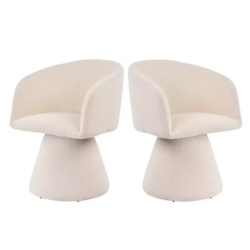 Sedie da pranzo Chai Modern con rivestimento in metallo e girevoli a 180 gradi