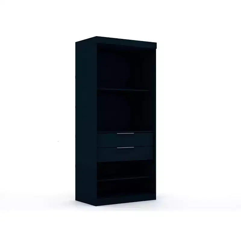 Armadio componibile Mulberry 2.0 blu: MDF composito, ferramenta in metallo, kit anti-ribaltamento incluso