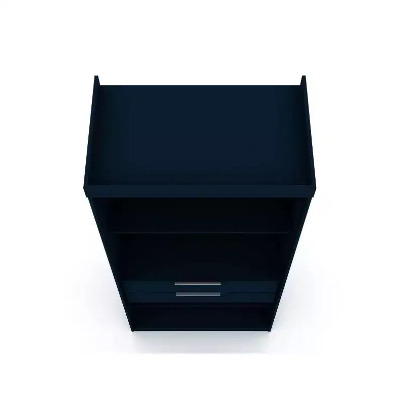 Armadio componibile Mulberry 2.0 blu: MDF composito, ferramenta in metallo, kit anti-ribaltamento incluso