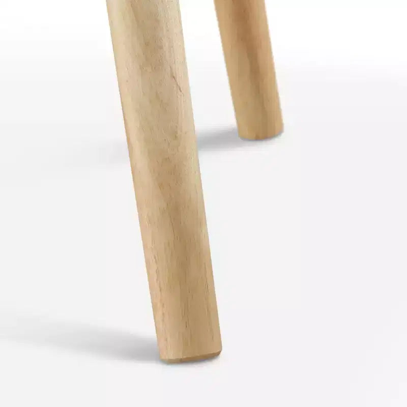 Scrittoio Alton bianco: design moderno di metà secolo, vani a giorno, gambe in legno di hevea
