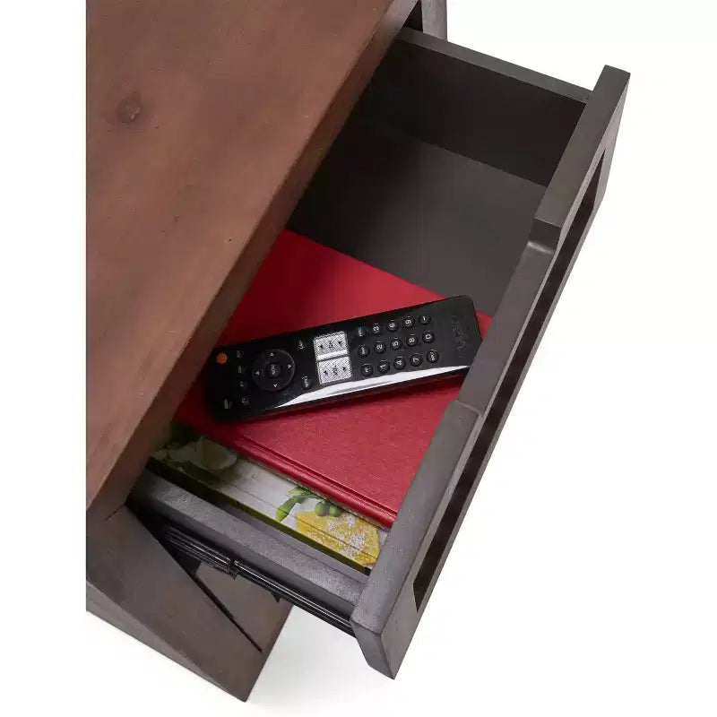 Cassettiera Sawyer a 3 cassetti Marrone: Stile bohémien, Impiallacciatura in legno, Mobili per soggiorno
