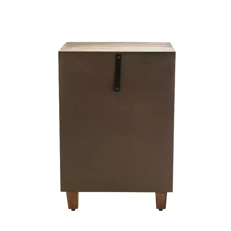 Cassettiera Sawyer a 3 cassetti Marrone: Stile bohémien, Impiallacciatura in legno, Mobili per soggiorno