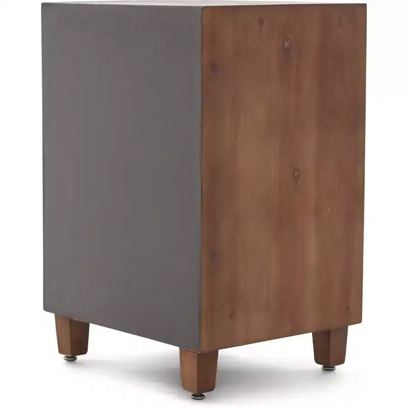 Cassettiera Sawyer a 3 cassetti Marrone: Stile bohémien, Impiallacciatura in legno, Mobili per soggiorno