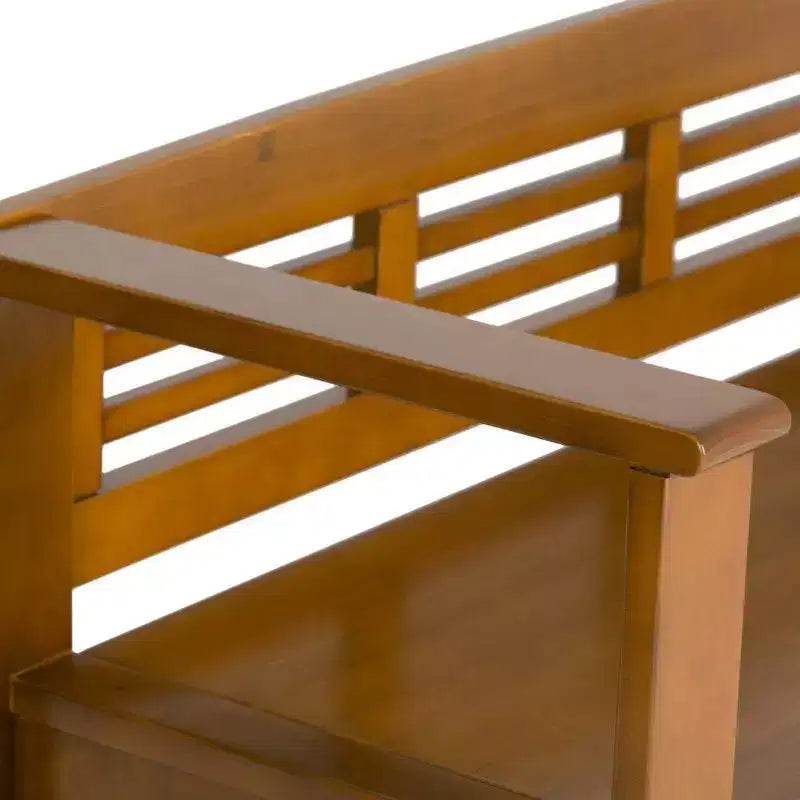 Panca contenitore da ingresso 48 Chandler in legno massello
