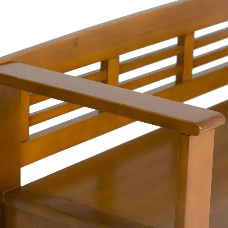 Panca contenitore da ingresso 48 Chandler in legno massello