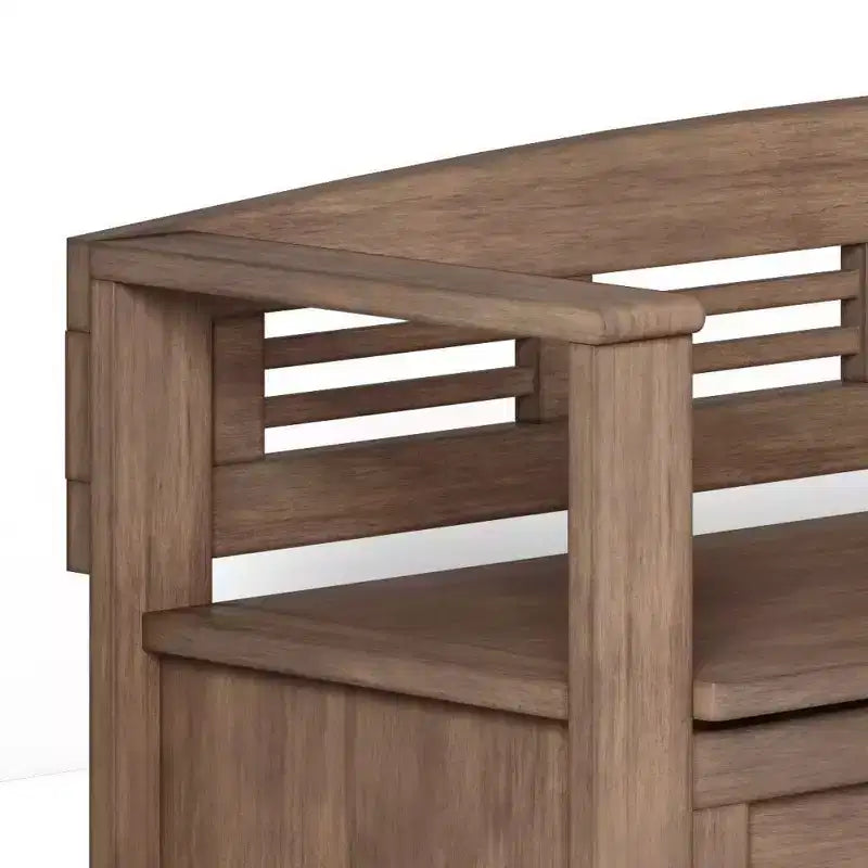 Panca contenitore da ingresso 48 Chandler in legno massello