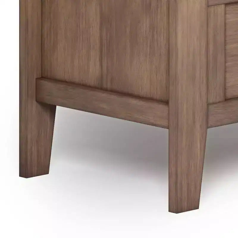 Panca contenitore da ingresso 48 Chandler in legno massello
