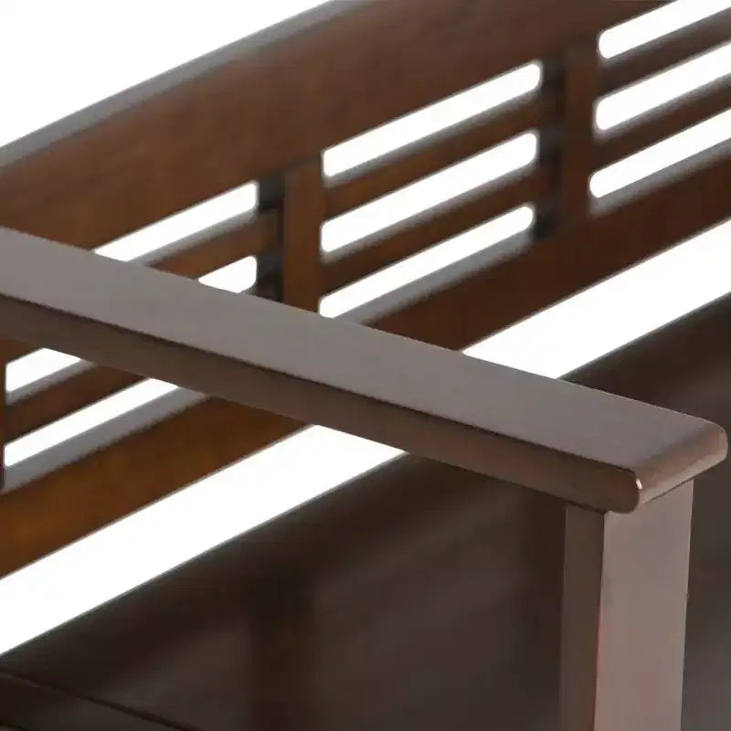 Panca contenitore da ingresso 48 Chandler in legno massello