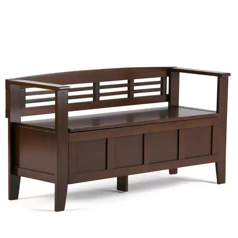 48 Chandler Solid Wood Entryway Storage Bench - Wyndenhall