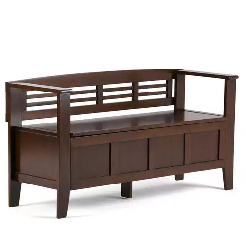 48 Chandler Solid Wood Entryway Storage Bench - Wyndenhall