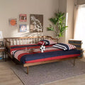 Divano letto allungabile Twin to King Muriel con struttura a giorno